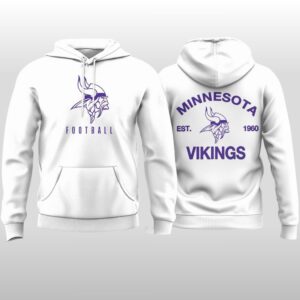 2026 Minnesota Vikings White Out Hoodie