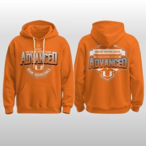 Miami Hurricanes 2025 College Football Playoff Advanced Hoodie Shirt
