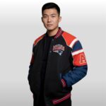 Patriots Drake Maye Varsity Jacket