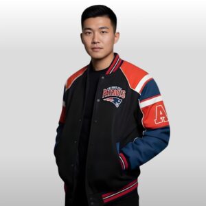 Patriots Drake Maye Varsity Jacket