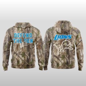 2026 Detroit Lions Defend The Den Hoodie Shirt