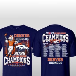 Denver Broncos AFC West Champions 2025 Shirt