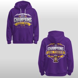 LSU Tiger Texas Bowl Champions 2025 Hoodie Shirt Joggers Cap