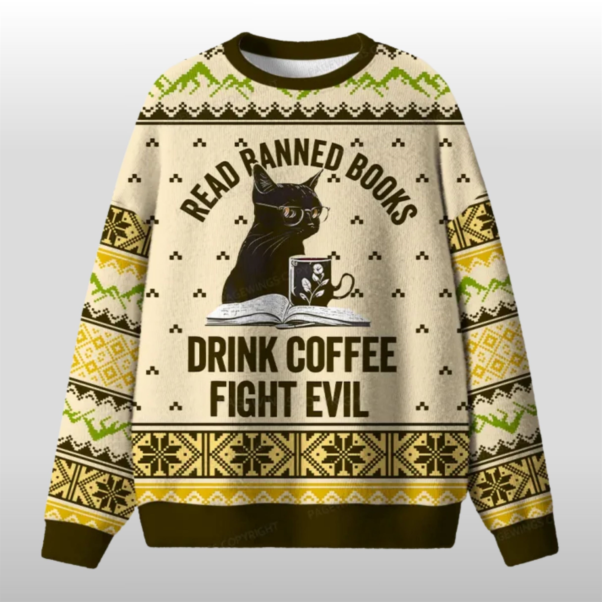 2025-Christmas-Read-Banned-Books-Drink-Coffee-Fight-Evil-Cat-Ugly-Sweater ql3pk88H 2025 Christmas Read Banned Books Drink Coffee Fight Evil Cat Ugly Sweater