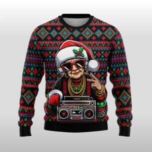 2025 Christmas Hip Hop Women Ugly Sweater