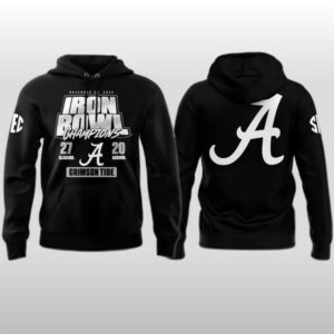 Alabama Crimson Tide 2025 Iron Bowl Champions Hoodie