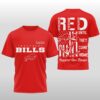 2026 Buffalo Bills RED Until They Come Home Support Our Troops Shirt