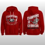 2026 Georgia Bulldogs Sugar Bowl Game Champions Hoodie