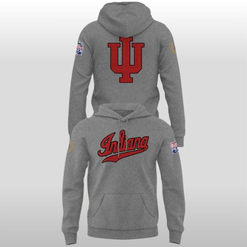 2026 Indiana Hoosiers Chick fil A Peach Bowl Playoff Hoodie 2
