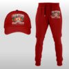 2026 Indiana Hoosiers Peach Bowl Champions Hoodie Cap Joggers 4