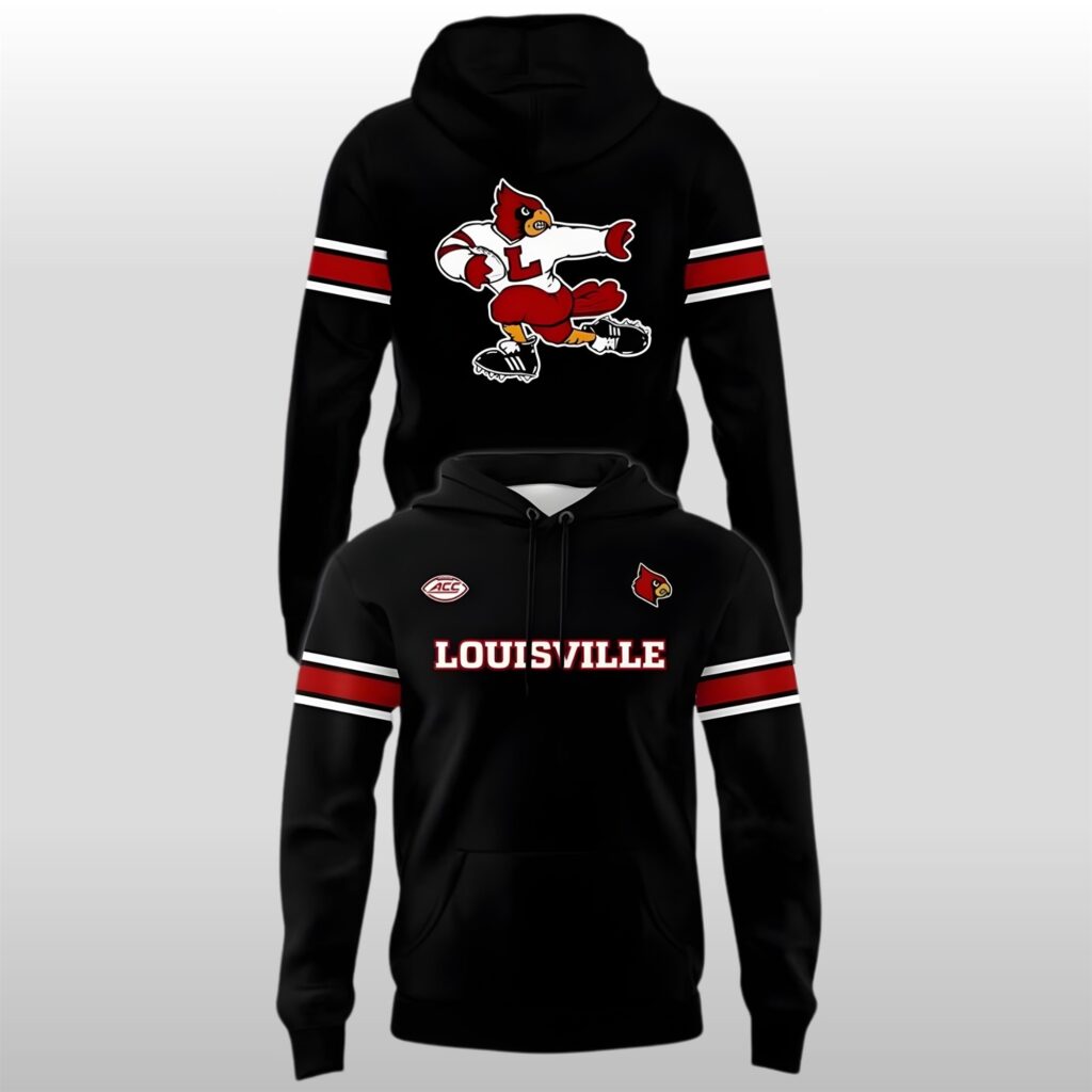 2026 Louisville Cardinals Blackout Game Night Hoodie Shirt