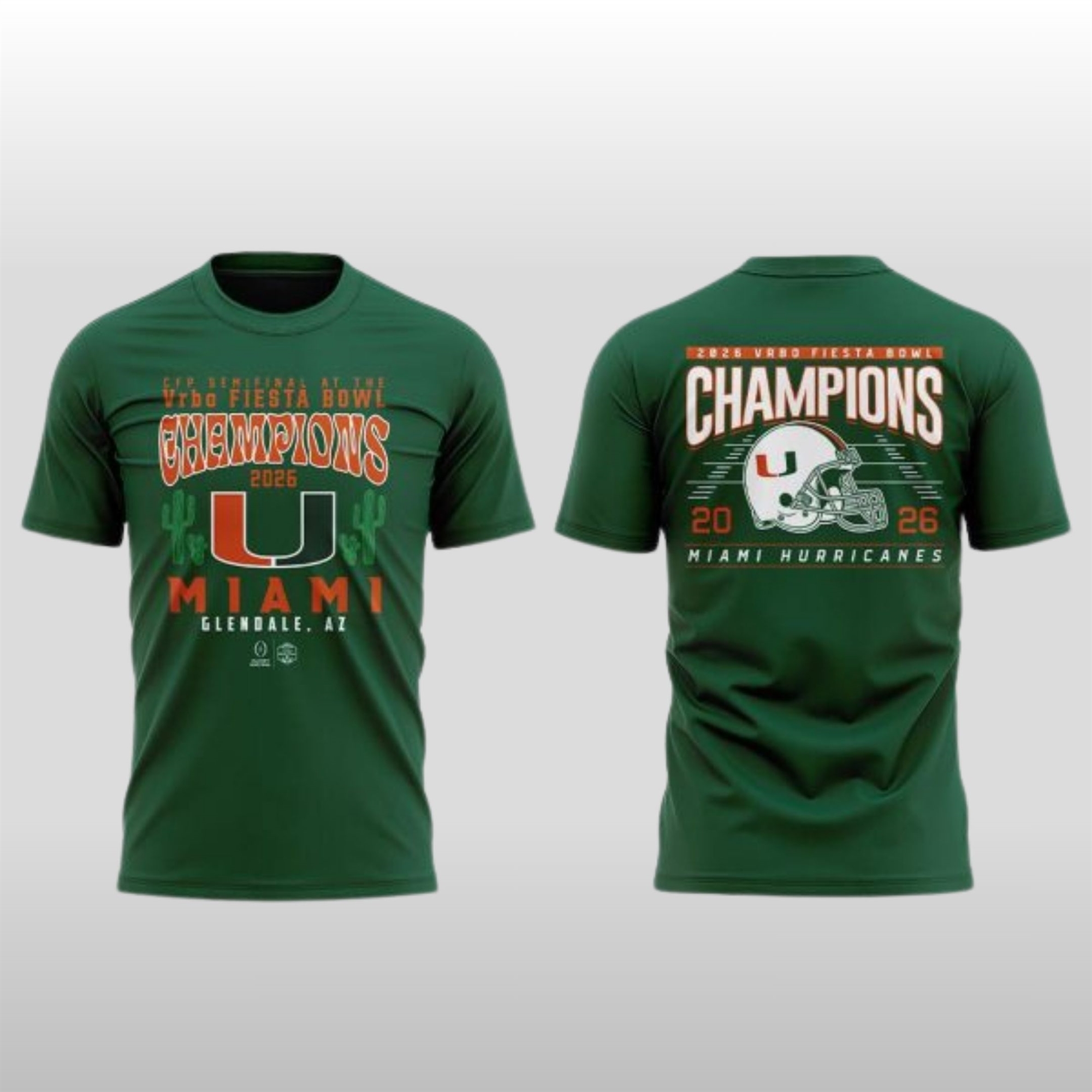 2026 Miami Hurricanes CFP Semifinals Fiesta Bowl Champions Hoodie Shirt 2 2026 Miami Hurricanes CFP Semifinals Fiesta Bowl Champions Hoodie Shirt - Image 2