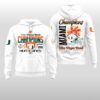 2026 Miami Hurricanes College Football Playoff Fiesta Bowl Champions Hoodie 4