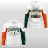 2026 Miami Hurricanes Fiesta Bowl Champions Time To Shine Hoodie