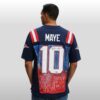 2026 New England Patriots Drake Maye Fine Art Football Jersey