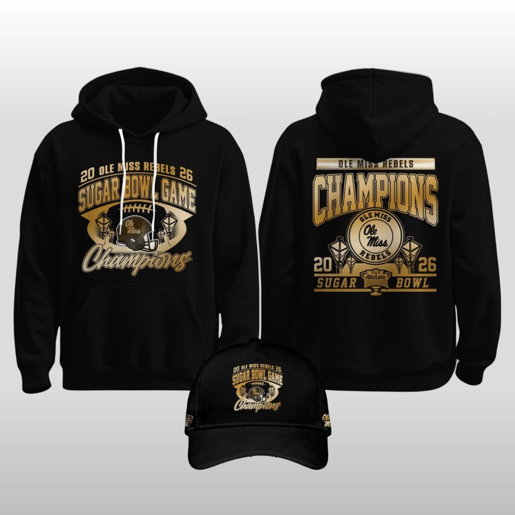 2026 Ole Miss Allstate Sugar Bowl Champions Hoodie