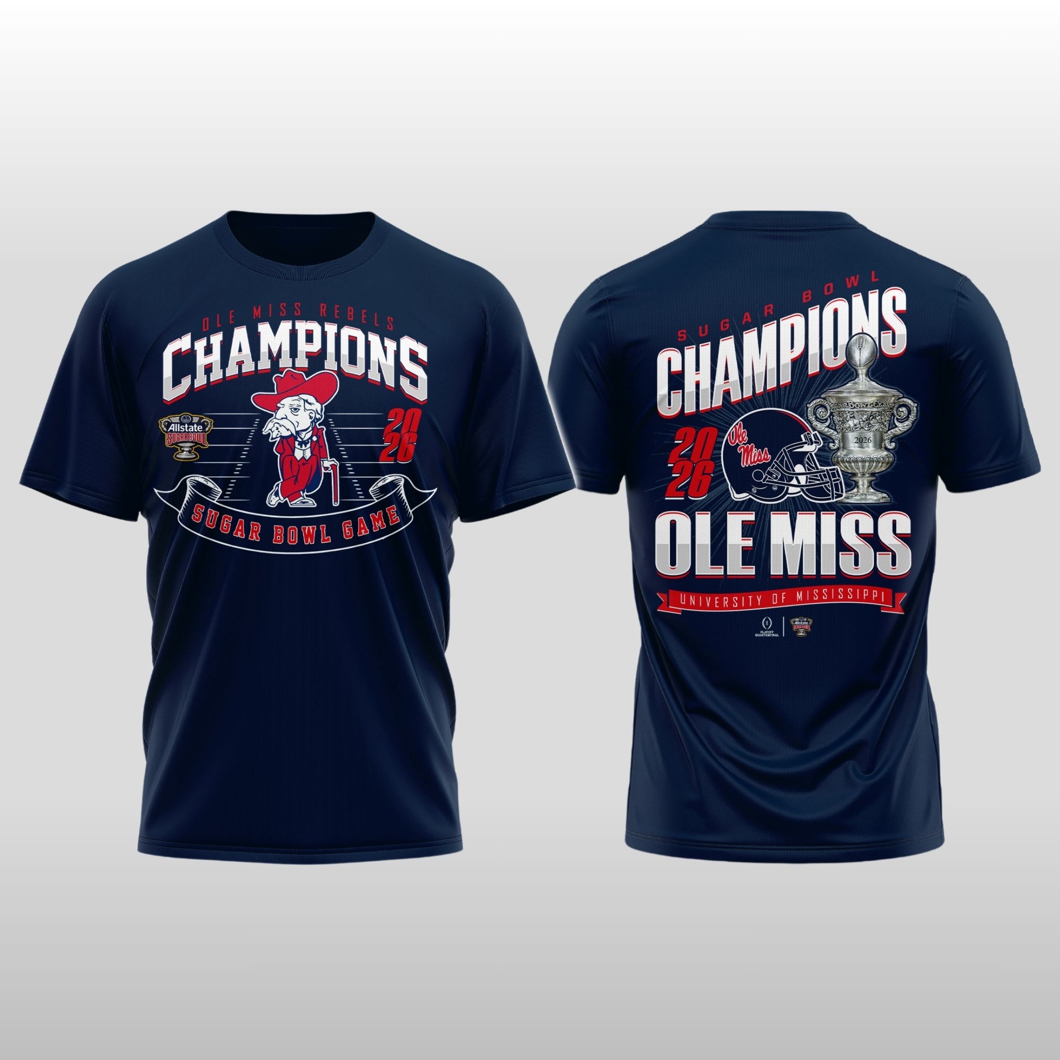 2026 Ole Miss Rebels Sugar Bowl Game Champions Hoodie Shirt 4 2026 Ole Miss Rebels Sugar Bowl Game Champions Hoodie Shirt - Image 4
