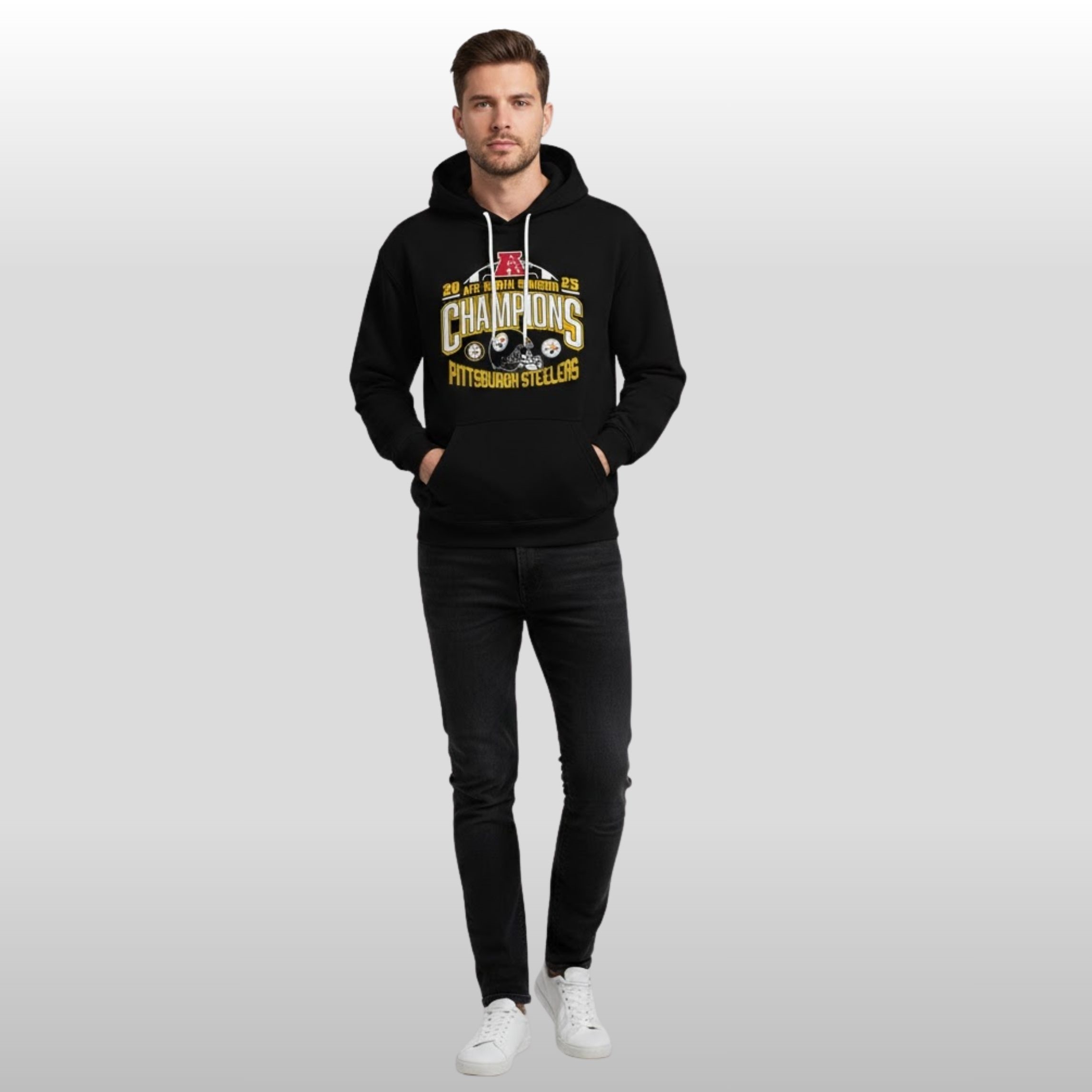 2026-Pittsburgh-Steelers-AFC-North-Division-Champions-Hoodie-Shirt 2026 Pittsburgh Steelers AFC North Division Champions Hoodie Shirt