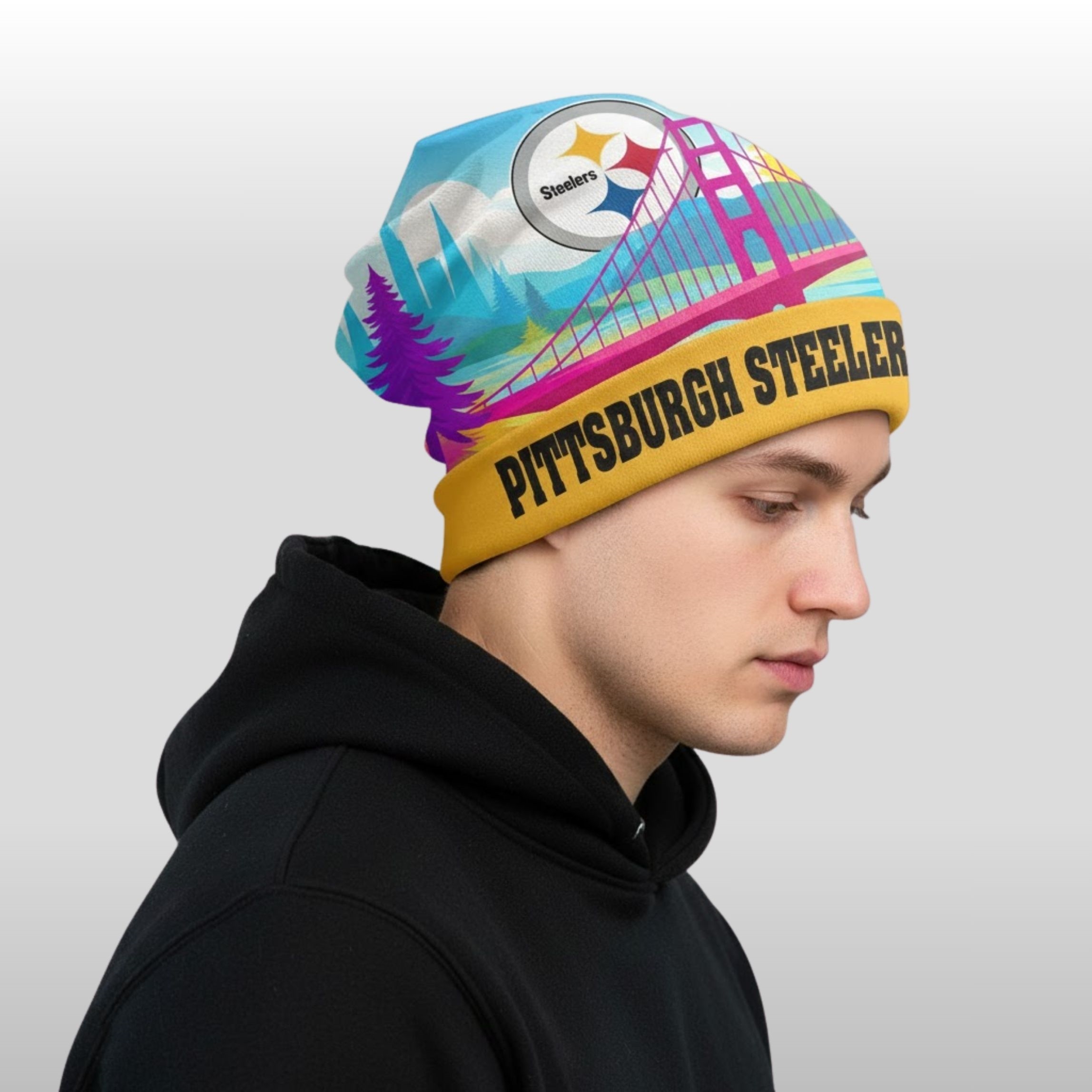 2026 Pittsburgh Steelers Bowl LX Beanie Hat