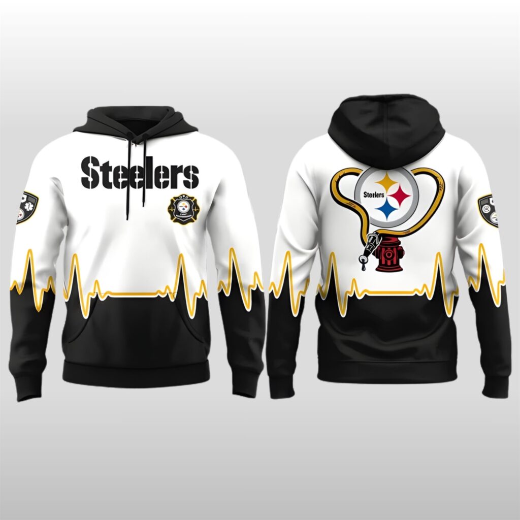 2026 Pittsburgh Steelers First Responders Night Hoodie Shirt 2