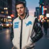 2026 Pro Standard Detroits Lions Varsity Jacket 3