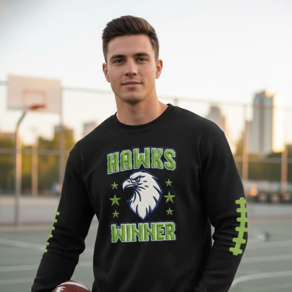 2026 Seattle Seahawks Football Hawks Winner Waffle Shirt 2