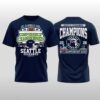 2026 Seattle Seahawks NFC Conference Champions Game Hoodie Shirt Cap 4