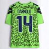 2026 Seattle Seahawks Sam Darnold Fine Art Football Jersey 2