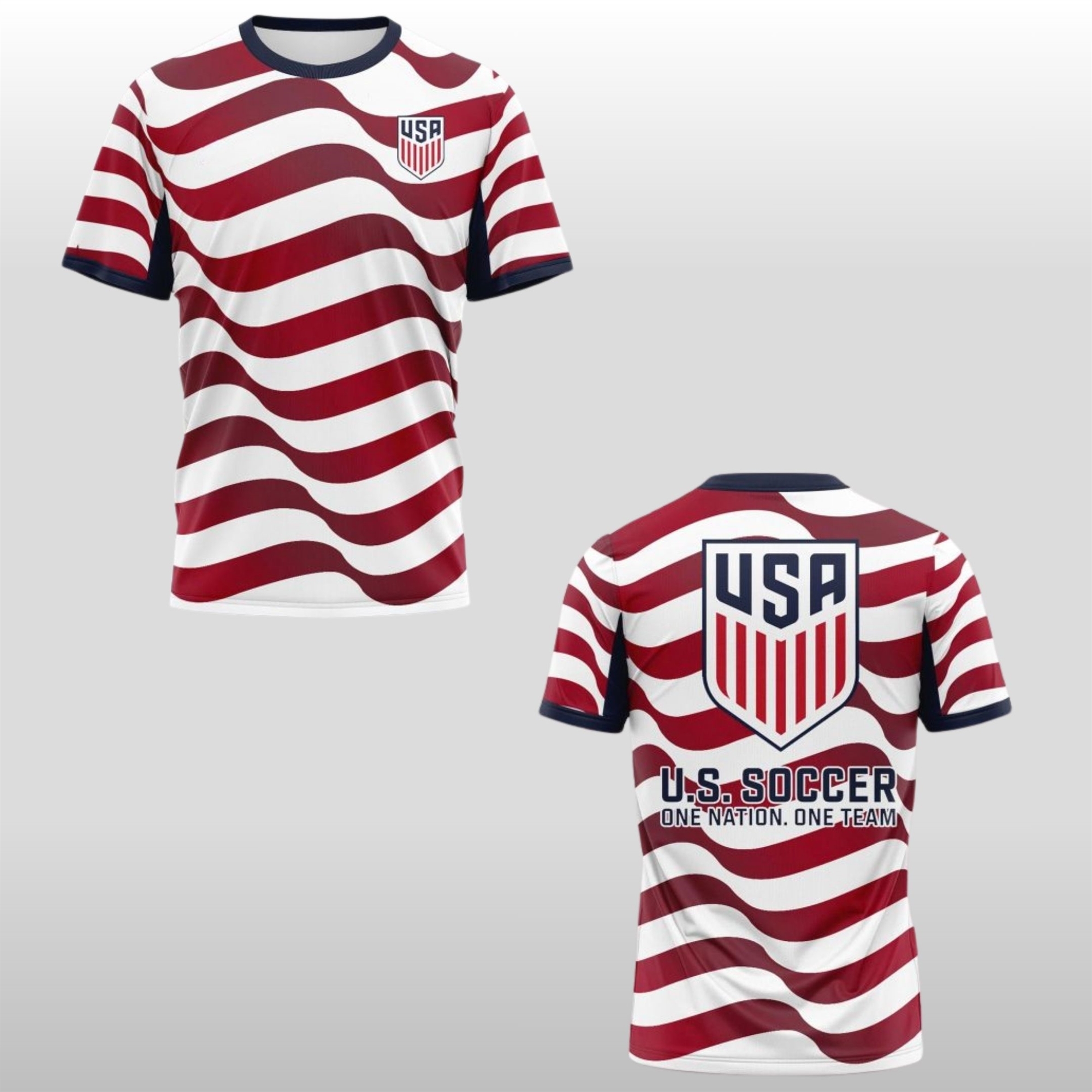 2026 USA National Soccer Team Home One Nation One Team Hoodie Shirt 3 2026 USA National Soccer Team Home One Nation One Team Hoodie Shirt - Image 3