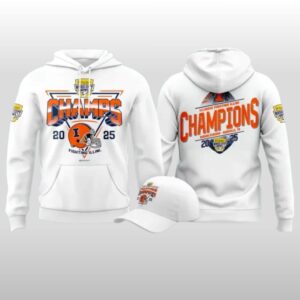 2025 Illinois Fighting Illini Football Music City Bowl Champions Hoodie Shirt