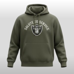 Pete Carroll Raiders Salute To Service Hoodie