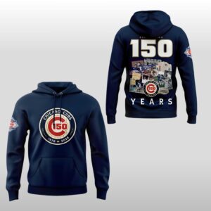 Chicago Cubs Celebrate 150th Anniversary 2026 Hoodie