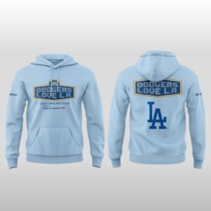 Los Angeles Dodgers Love LA Community Tour 2026 One Team Hoodie Shirt