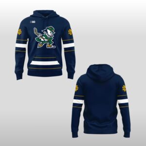 2026 Notre Dame Fighting Irish Leprechaun Hockey Hoodie