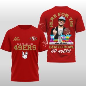 San Francisco 49ers Bad Bunny Here For The Benito Bowl Go 49ers Shirt