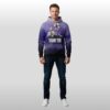 Baltimore Ravens Thank you Coach Harbaugh Ombre Hoodie Shirt