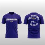 Baltimore Ravens Thank you For Memories Coach Harbaugh Shirt