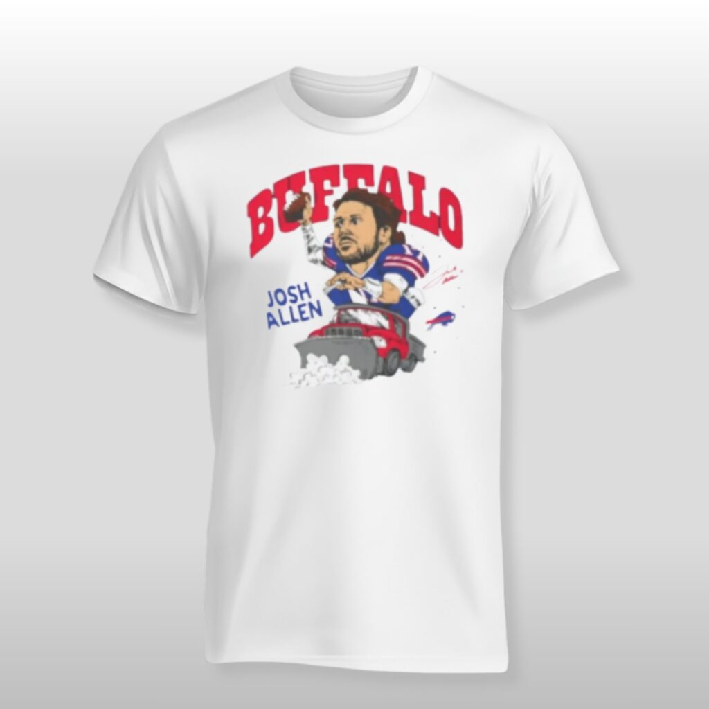 Bills Josh Allen Snow Plow Shirt 2