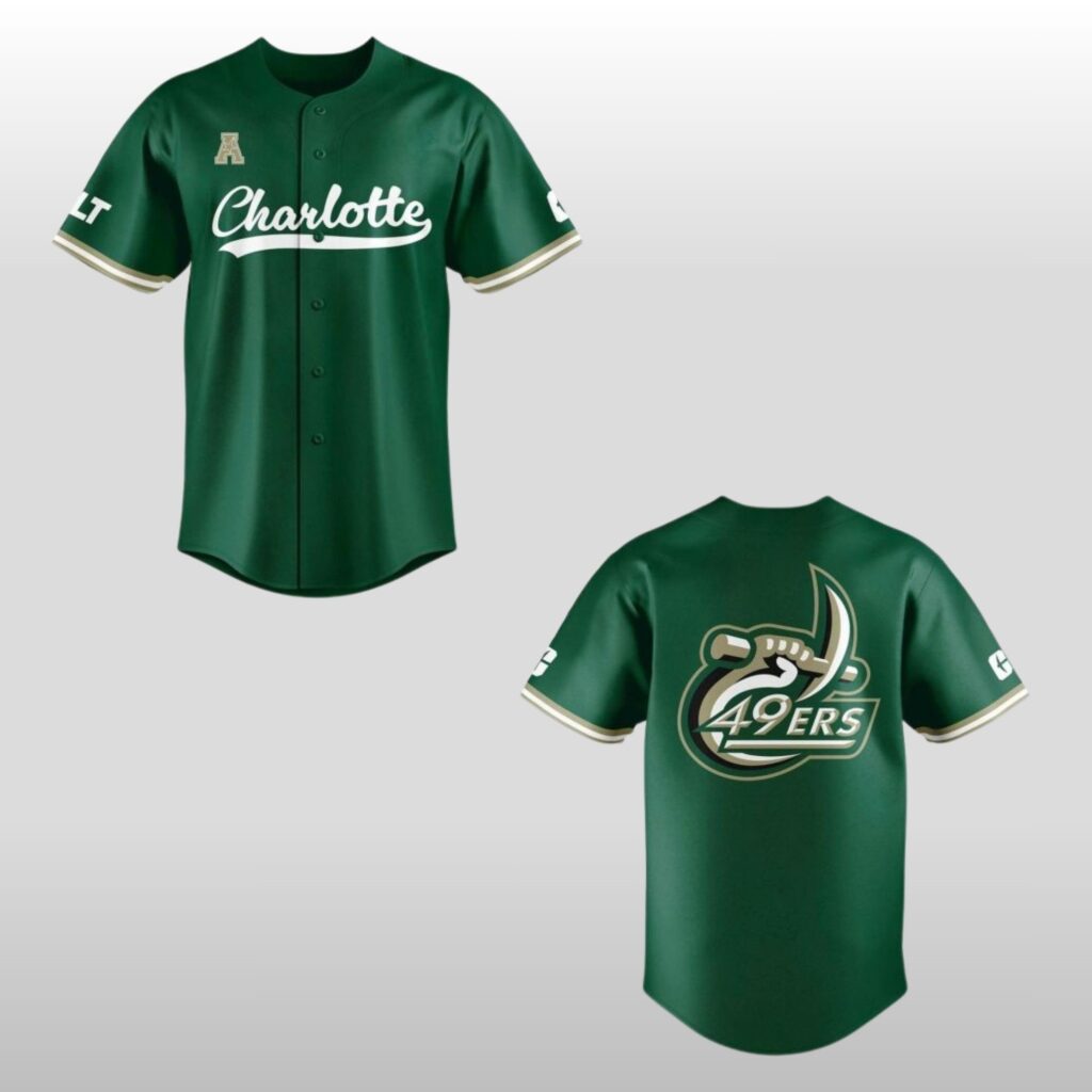 Charlotte 49ers 2026 New Baseball Jersey 2