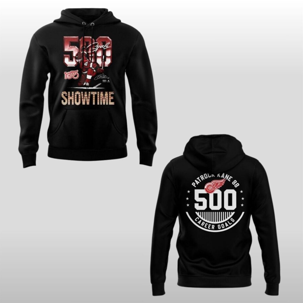 Detroit Red Wings Patrick Kane 500th Goal Hoodie