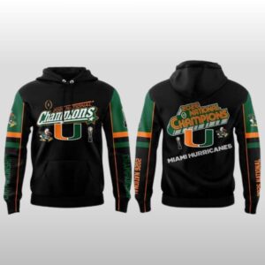Miami Hurricanes 2026 National Championship Hoodie Shirt