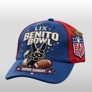 Bad Bunny LIX Benito Super Bowl Super Sunday Hat
