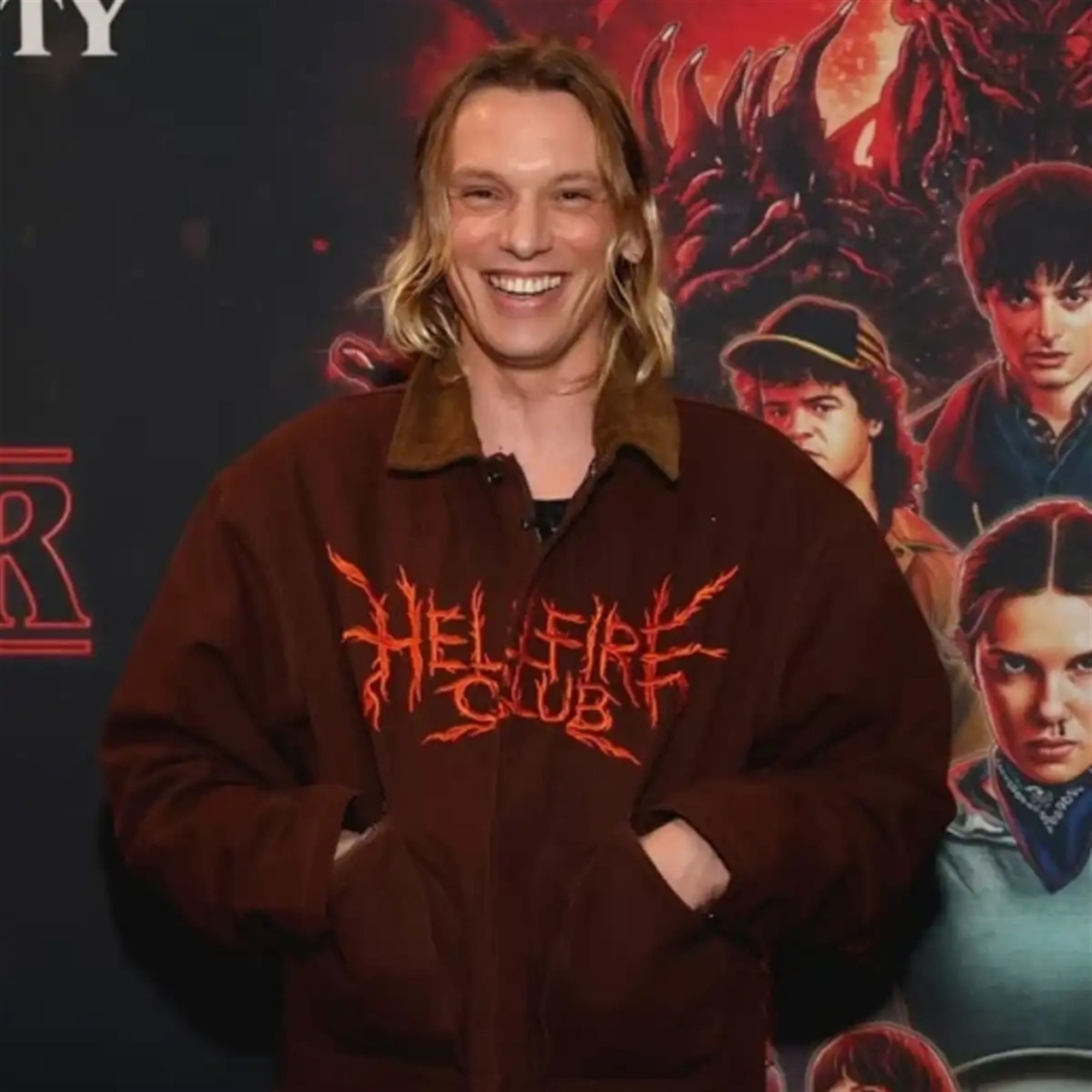 HGVYhGfC Jamie Campbell Bower Stranger Thing HellFire Lives Jacket