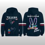 Houston Texans x Bad Bunny 2026 Here For The Benito Bowl Hoodie