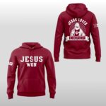 Indiana Hoosiers Jesus Won Jesus Loves Hoodie