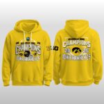 Iowa Hawkeyes ReliaQuest Bowl Champions Hoodie Shirt Joggers Cap