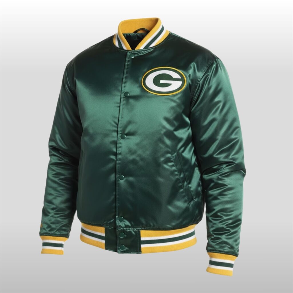 Joe Goll Green Bay Packers Satin Jacket 2