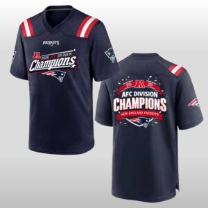 2026 NE Patriots AFC East Champions Football Jersey