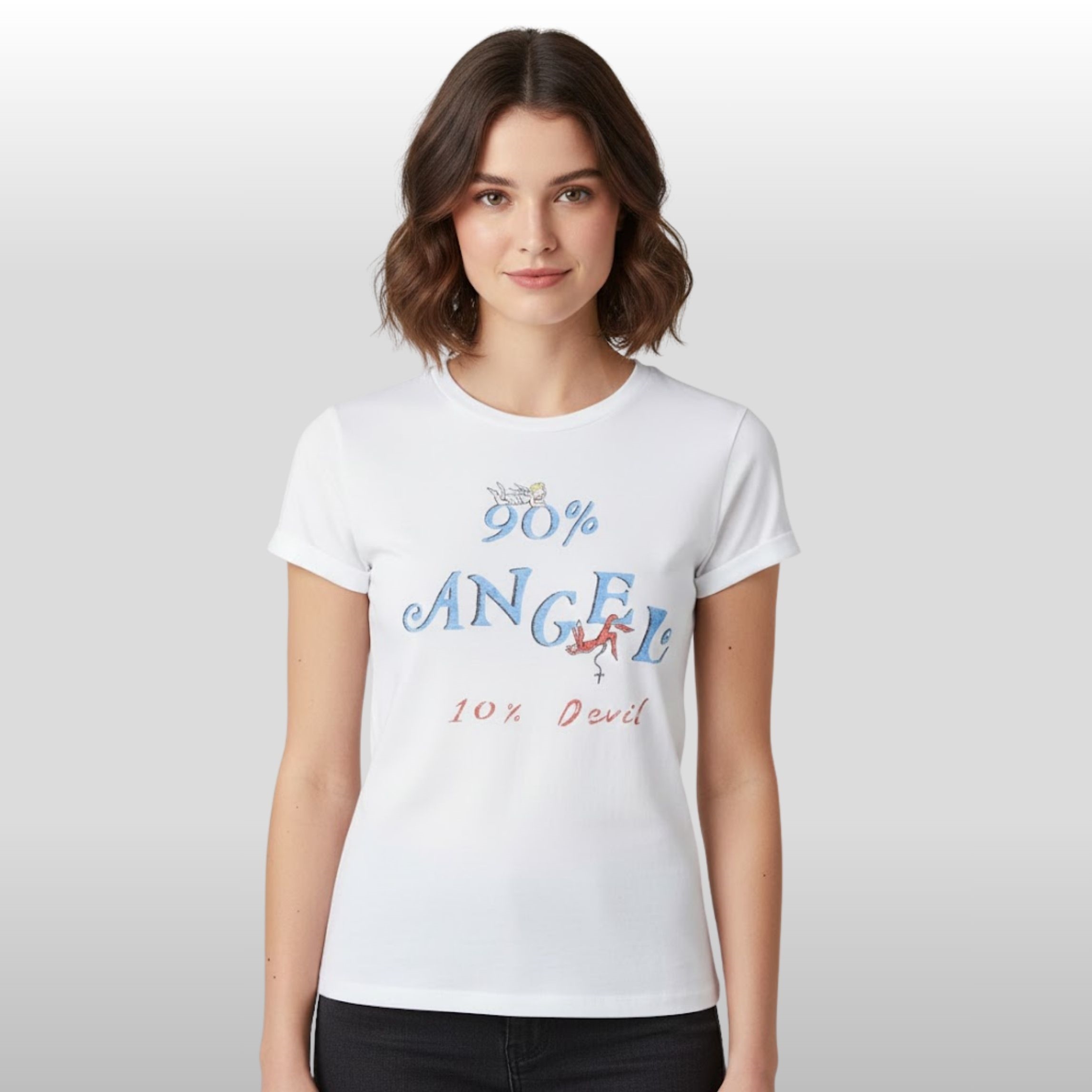 Lisa-Blackpink-90-Angel-Devil-Shirt Lisa Blackpink 90 Angel Devil Shirt