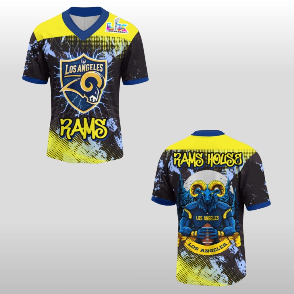 Los Angeles Rams 2026 Bowl LIX Rams House Football Jersey